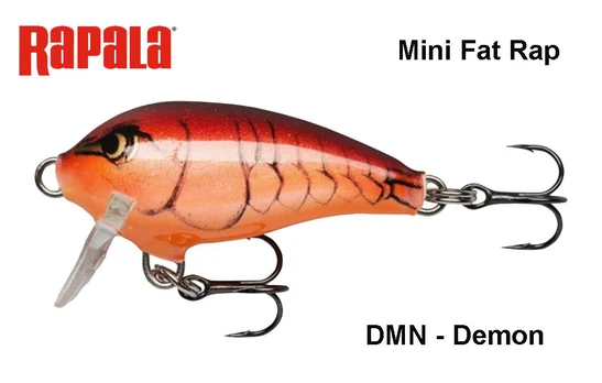 Vobleris Rapala Mini Fat Rap MFR03DMN Demon 3 cm