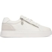 Laisvalaikio batai Calvin Klein Classic Cup Laceup Zip Lth YM0YM01437 Balta