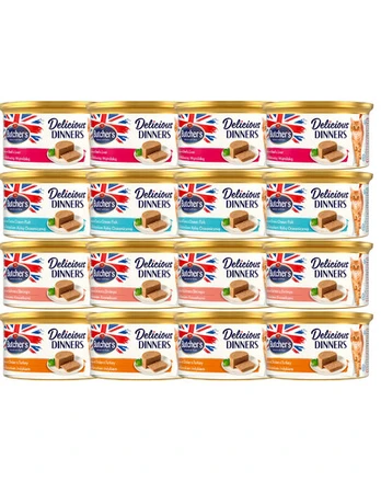 BUTCHER'S Classic Delicious Dinners Mix 16 x 85 g