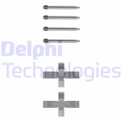 Priedų komplektas, diskinių stabdžių trinkelės DELPHI LX0094 kaina
