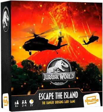 Shuffle Jurassic World board game