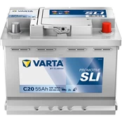 Akumuliatorius VARTA SLI555064042 12V 55Ah 420A D+ kaina