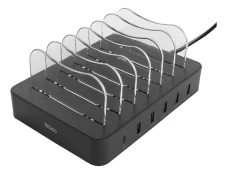 USB Įkrovimo Stotelė DELTACO 5X USB-A, 1X USB-C PD / DPS-0200 kaina