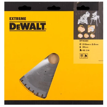 Pjovimo diskas medienai DeWalt DT4320; Ø216 mm
