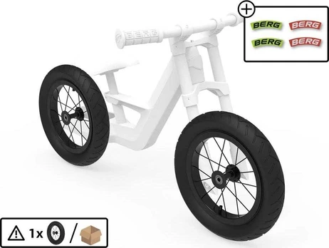 Berg Wheel 12'' Slick - Juodas
