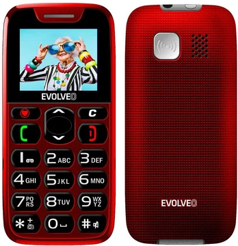 EVOLVEO EasyPhone EP-501-RD red