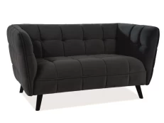 Sofa Siganl Castello 2 VELVET, juoda kaina