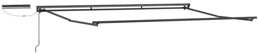Solar Electric Awning Frame 4 x 2 m Antracito