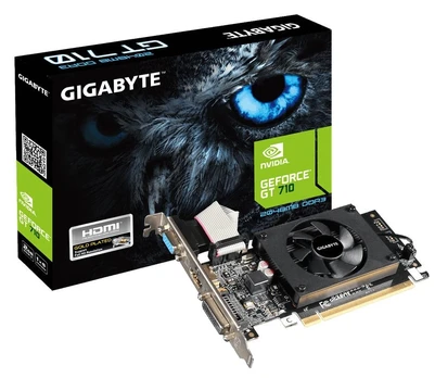 Vaizdo plokštė Gigabyte GeForce GT 710 GV-N710D3-2GL, 2 GB, GDDR3