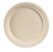 Multi Tallerken rund 26 cm Bagasse FF natur brun,50 stk/ps - (50 stk.)