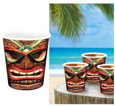 Fiesta Hawaii Tiki shotglas, 3 stk