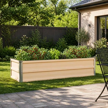 Pakelta sodo lova Ivory 100 x 40 x 24 cm