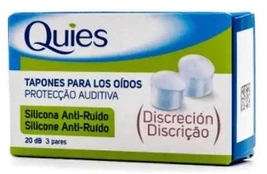 Quies Anti-noise Silicone Plugs 6 Units