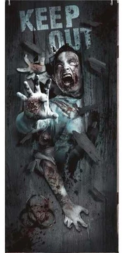 Fiesta Zombie dørdekoration