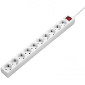 Extensioncord Hama 10-Way, Switch, White, 3m kaina