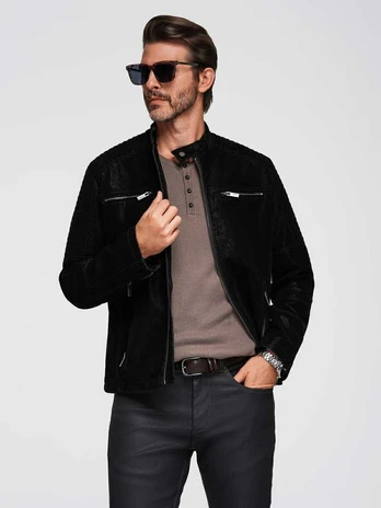 men's jacket juodas