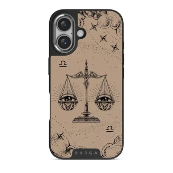 Libra - iPhone 16 Plus Case, Elite Dark (MagSafe) / Silver / Beige