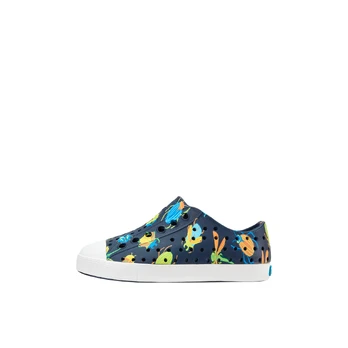 NATIVE Jefferson Print Child Insight Blue/Shell White/Bug Buddies - 24
