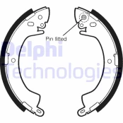 DELPHI LS1344 Brake shoe set kaina