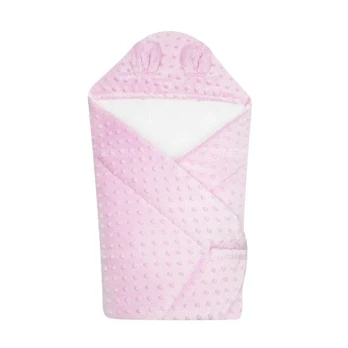 Vokelis-pledukas DuetBaby MINKI Pink