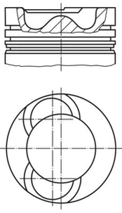 MAHLE 028 09 02 Stūmoklis