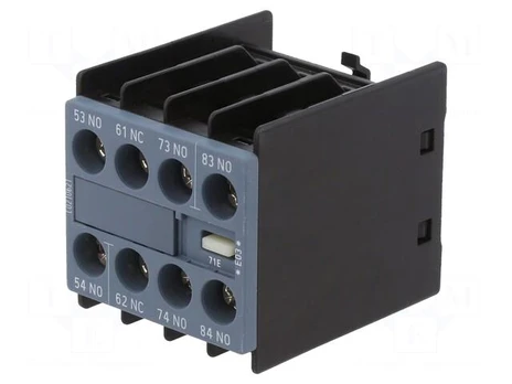 Auxiliary contacts | Size: S00 | Leads: screw terminals | front | 6A