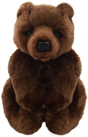 Pliušinis žaislas Beppe Brown Bear, rudas, 22 cm kaina