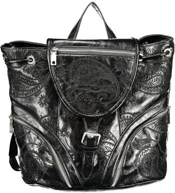 Juodas plecak damski Desigual Siroco Tula Mini Straight