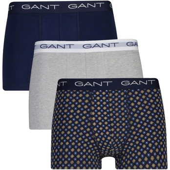 Kelnaitės vyrams, Mėlyna, geometric print trunk 3-pack