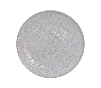 Lėkštė desertinė Domoletti White arabic, Ø 19 cm, balta sp.