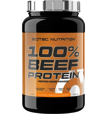 Scitec 100% Beef Protein, Caramel-Banana, 900 g