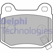 Stabdžių trinkelių rinkinys, diskinis stabdys DELPHI LP1839 kaina