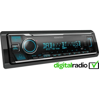 Kenwood, KMM-BT508DAB USB MP3/WMA automagnetola su AUX įėjimu