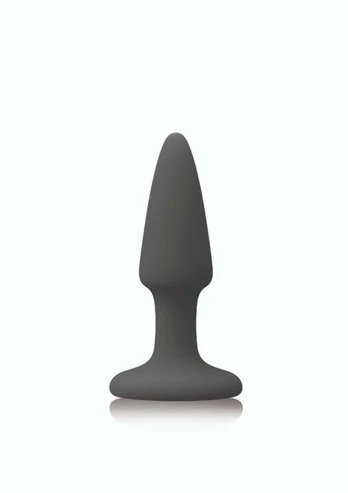 Colours Pleasures Mini Plug Platinum Silicone Black Small