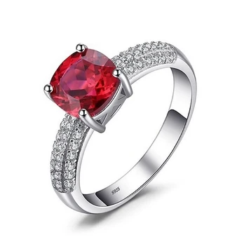 Sidabrinis žiedas Ruby