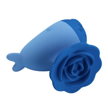 Pretty Love Dolphin mini vibratorius, įkraunamas per USB, mėlynas