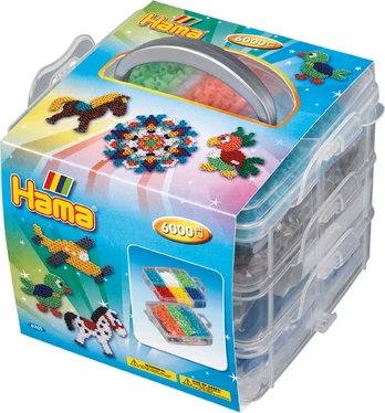 Hama Beads Hama - Small storage box with 6000 beads (386701)