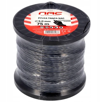 NAC trimerio valas, 3 mm skersmens, 75 m