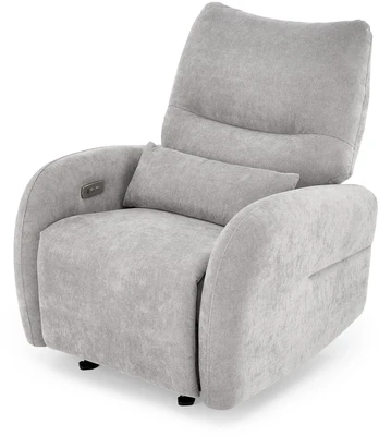 Fotelis SAXON electric recliner with rocking, pilkas