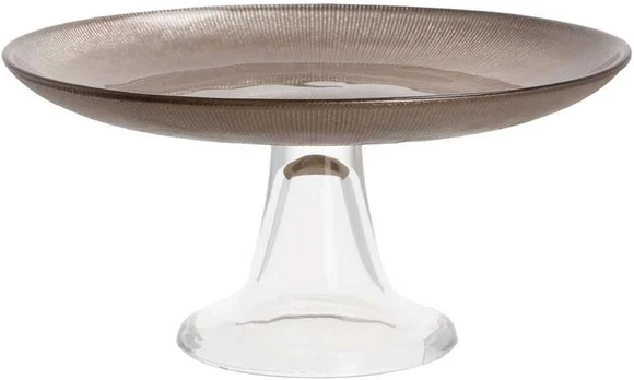 Home4You Stiklinė lėkštė TORTO LĖKŠTĖ D22cm
