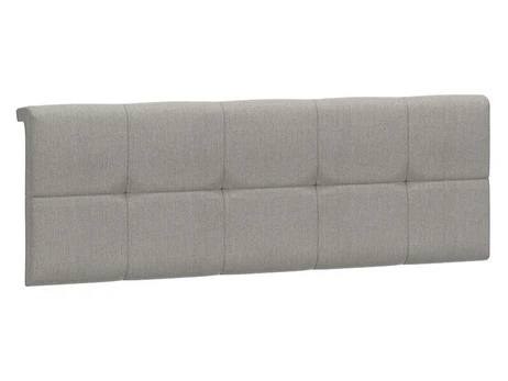 Minkštas galvūgalis Tetrix, 122x40x8 cm, pilkas
