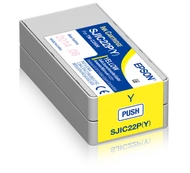 Epson SJIC22P(Y) (C33S020604) Rašalinė kasetė, Geltona