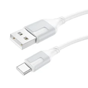 USB kabelis Borofone BX101 USB-A to USB-C 1.0m baltas kaina