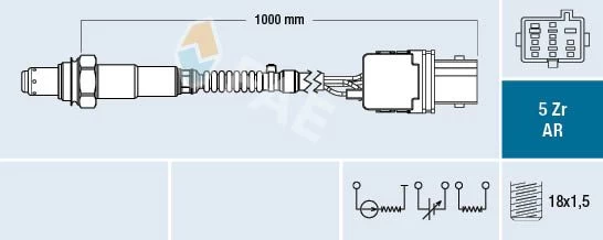 Lambda jutiklis FAE 75094
