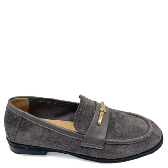 Loaferiai moterims, Pilka, Loafers