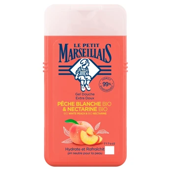Dušo želė Le Petit Marseillais White Peach & Nectarine, 250 ml