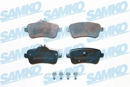 Stabdžių trinkelių rinkinys, diskinis stabdys SAMKO 5SP1817