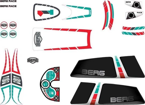 Berg XL Frame - Sticker set Race