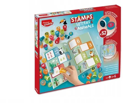 Cx Dystrybucja Maped *****CREATIV kol.stempelki literki izwierz.907060