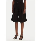 PINKO Bermudų šortai Pascal 105245 A2M8 Juoda Relaxed Fit